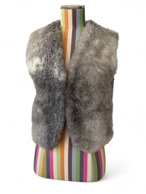 Fur Traders Nevada & Tahoe City Genuine Fur Hide Vest Shearling